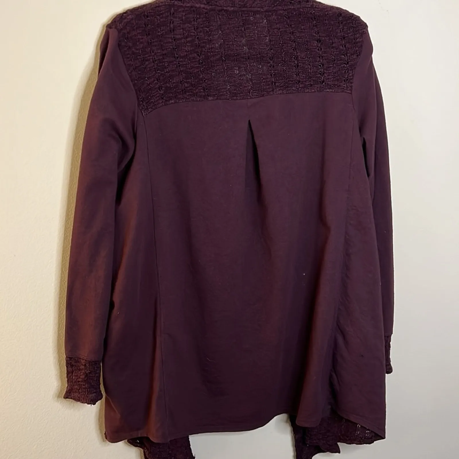 Anthropologie Saturday Sunday Athens Open Front Knit Cardigan Size S - Image 5
