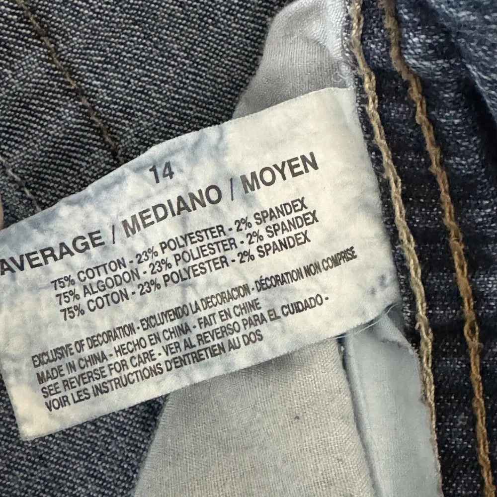 Gloria Vanderbilt SZ 14 Amanda Jeans Stretch Hi-Rise Pockets Medium Wash Blue - Image 7