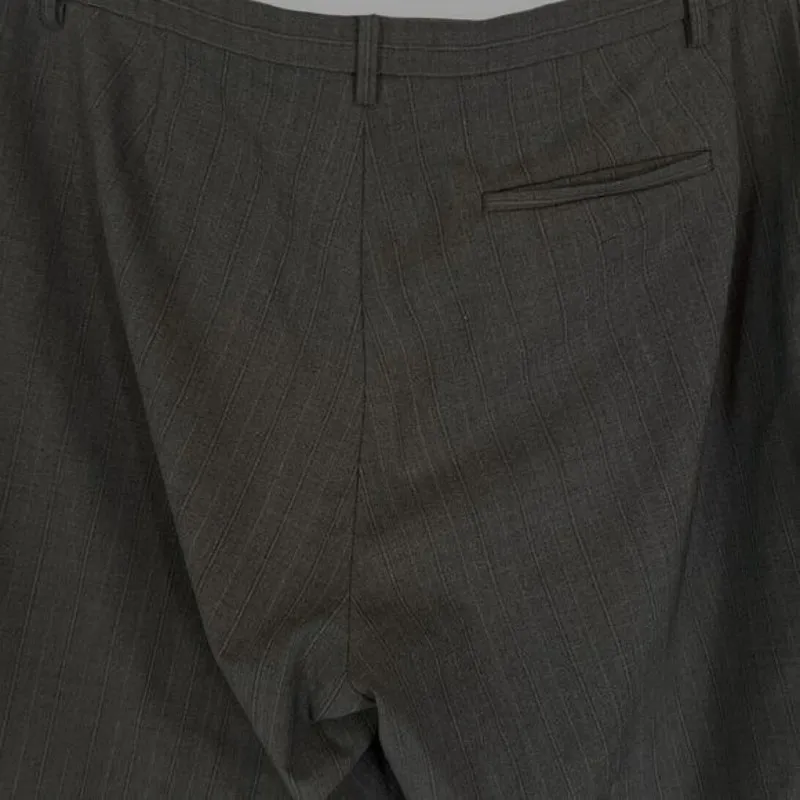 Gap Womens Dress Pants Size 16 Gray Wool Trousers Straight Leg High Rise Pockets - Image 4