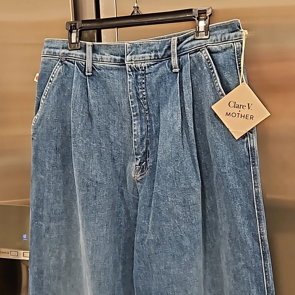 💕CLARE V. x MOTHER💕 Pleated Belle Prep Heel ~ Playing in Paris 32 NWT Blue - Image 10