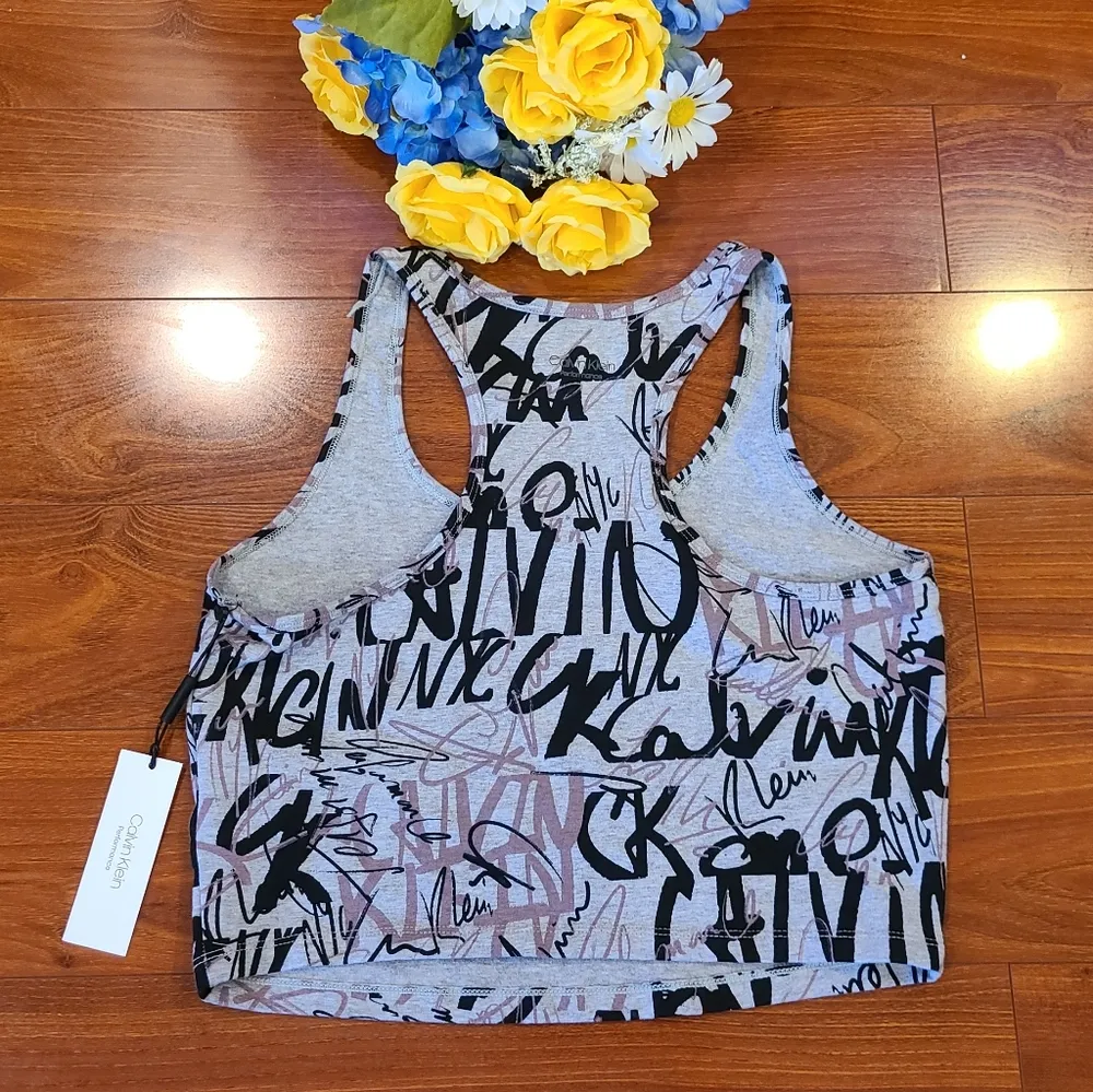 Calvin Klein Athletic Crop Top Large - Image 2