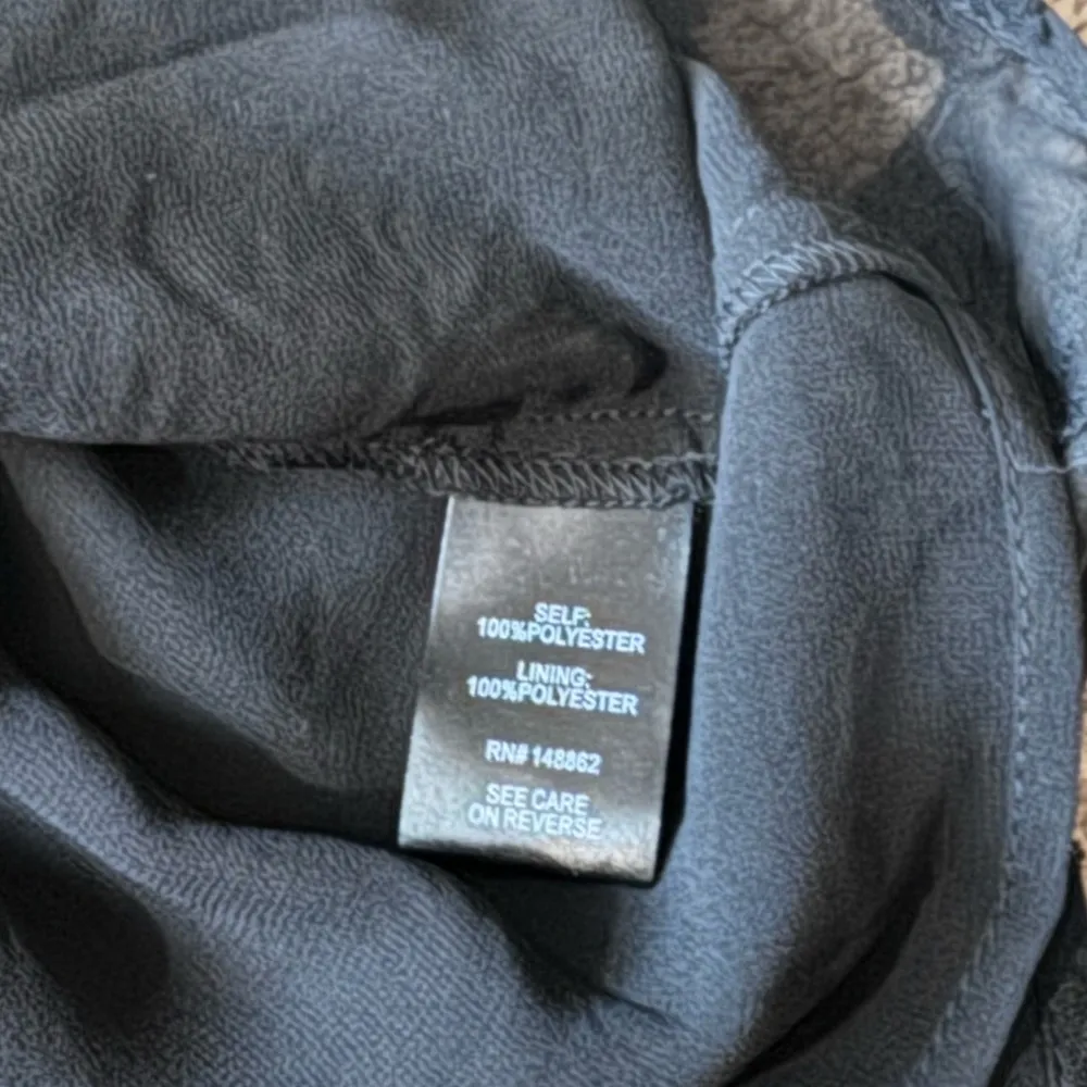 Torrid Peplum Chiffon Clip Floral Blouson Sleeve Top SIZE 3 - Image 6