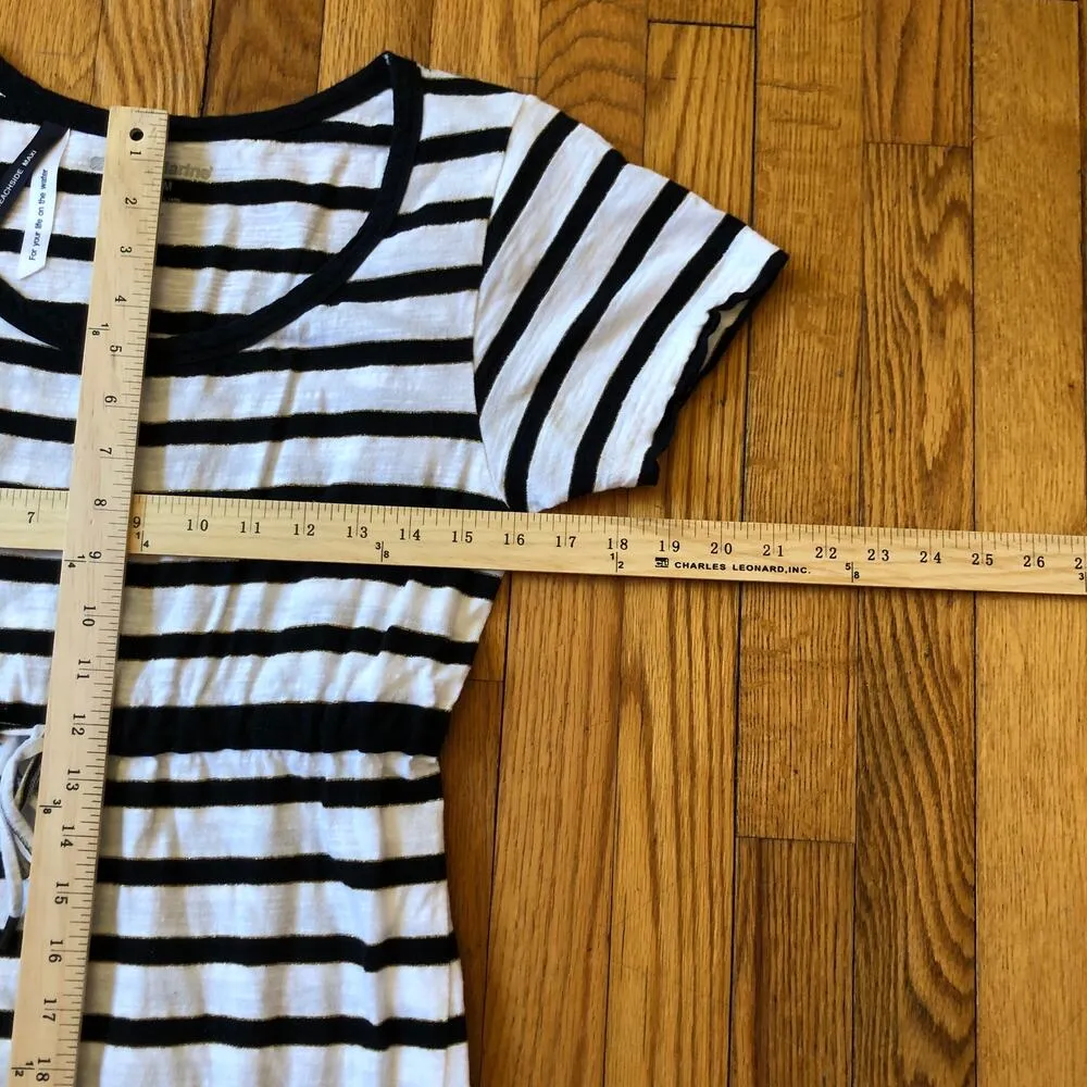 West Marine NWOT Women's Black White Striped Beachside Maxi Dress Size M Size M - Image 4