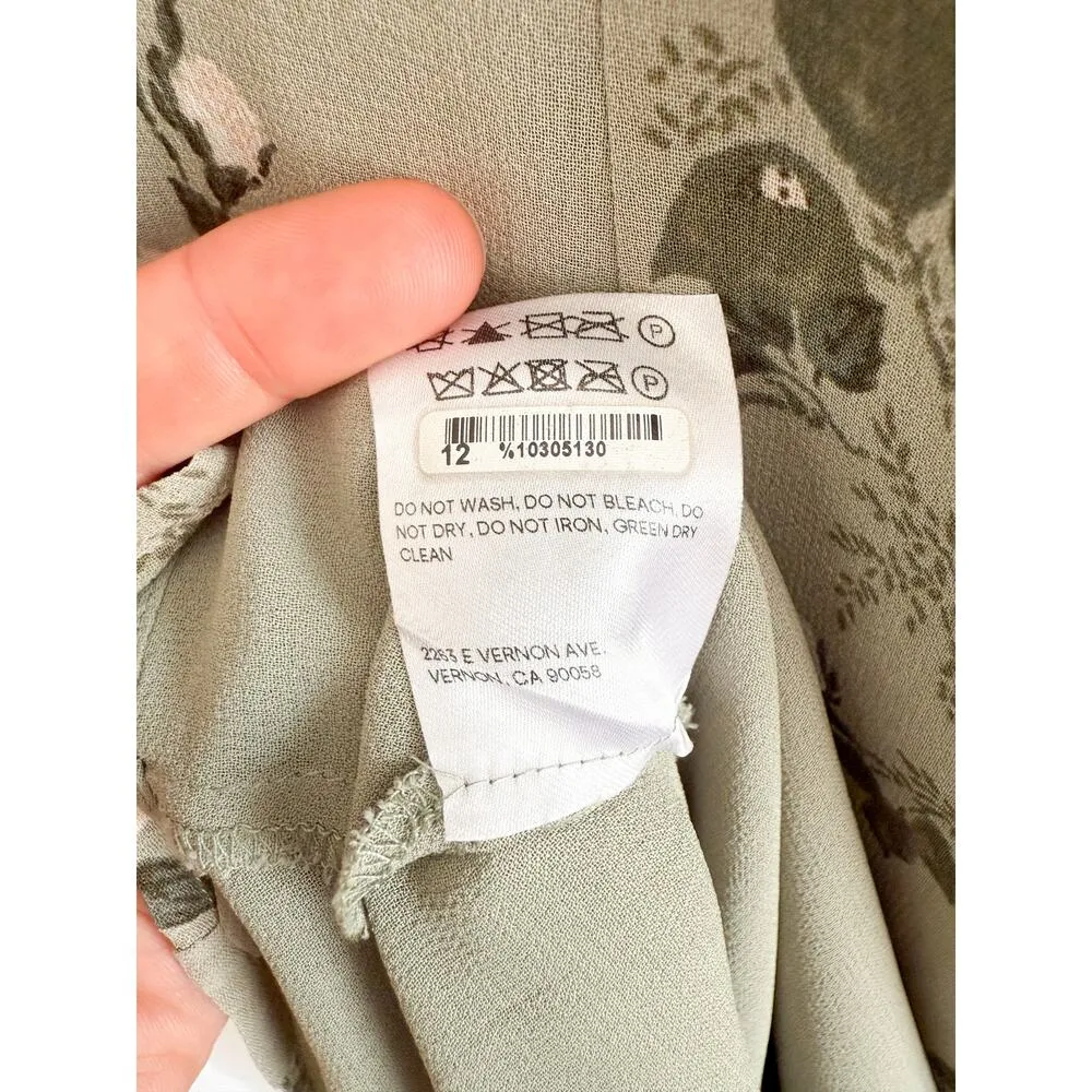 Reformation | Twilight Dress in Verde | Sz 6 - Image 7