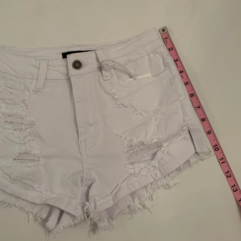 VICI KanCan white distressed shorts - Image 6