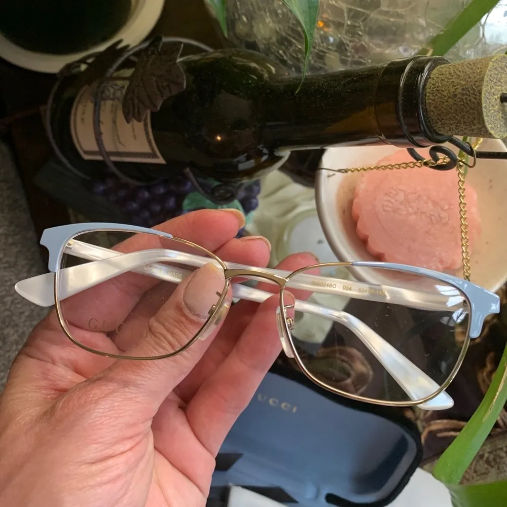 Authentic GUCCI 53 acetate/Metal optical glasses - Image 5