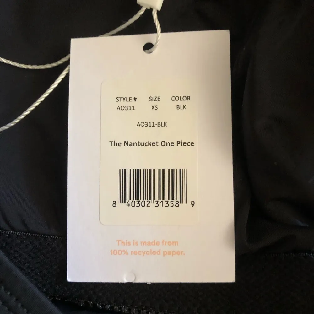 Andie NWT The Nantucket One Shoulder One Piece Black XS Sleek & Sophisticated - Image 10