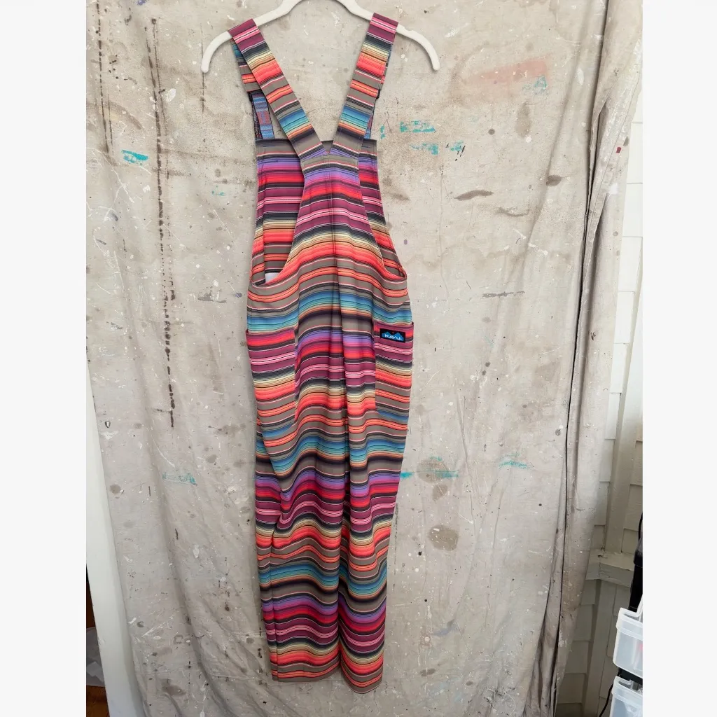 Kavu San Blas Overalls in Sunrise Stripe - Image 4