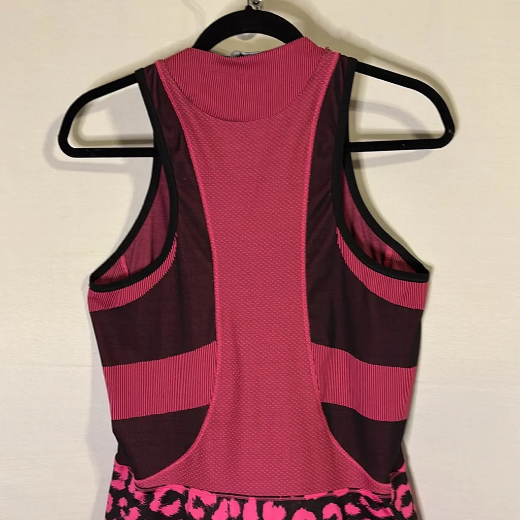 Adidas by Stella McCartney Pink leopard tennis dress Size L - Image 6