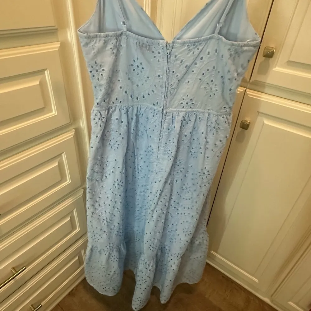 Light Blue Maxi Dress Size M - Image 3