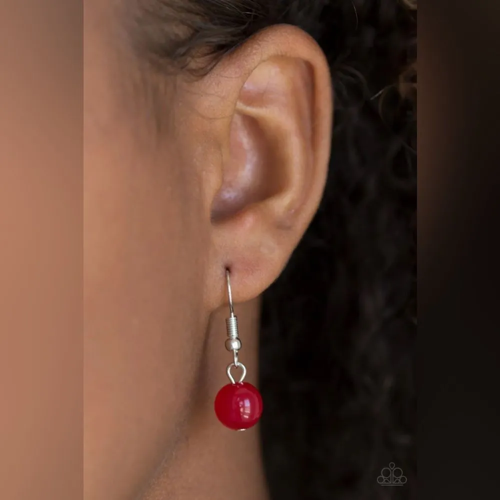 So Pop-u-lar Red Necklace (403) - Image 3