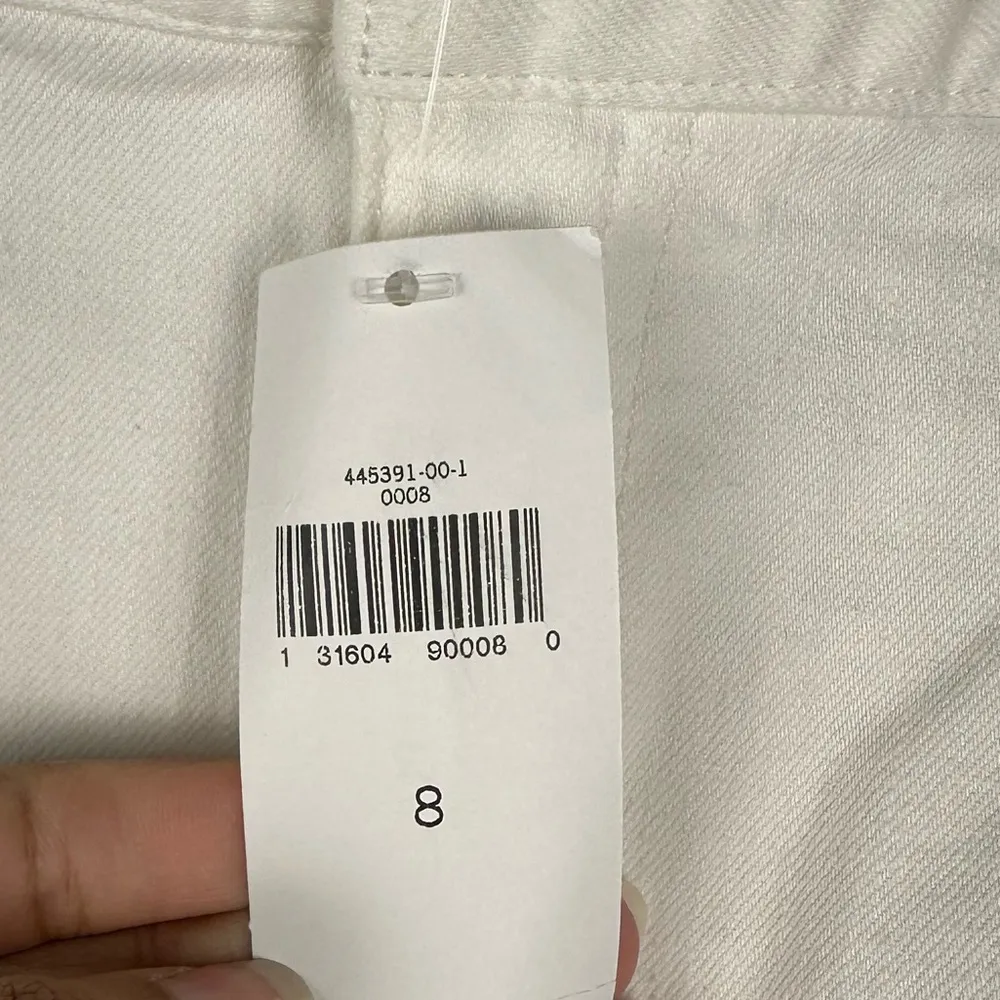 Banana Republic Denim High Rise White Mini Skirt Women’s Sz 8 - Image 7