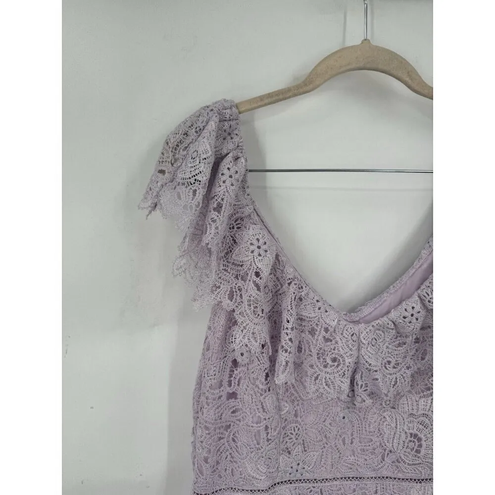 Saylor Dress Women Large‎ Lilac Purple Adwoa MSRP:$288 Preppy Summer Cocktail - Image 12