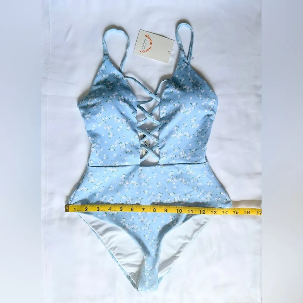 NWT Dippin' Daisy's Bliss One Piece Swimsuit - Blue/Yellow - S - Image 10