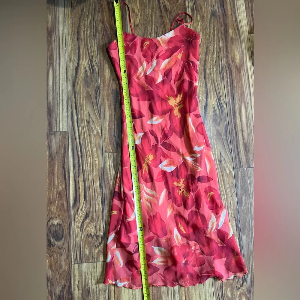 Studio Red and Orange Strapless Sheath Dress Size undefined - Image 6