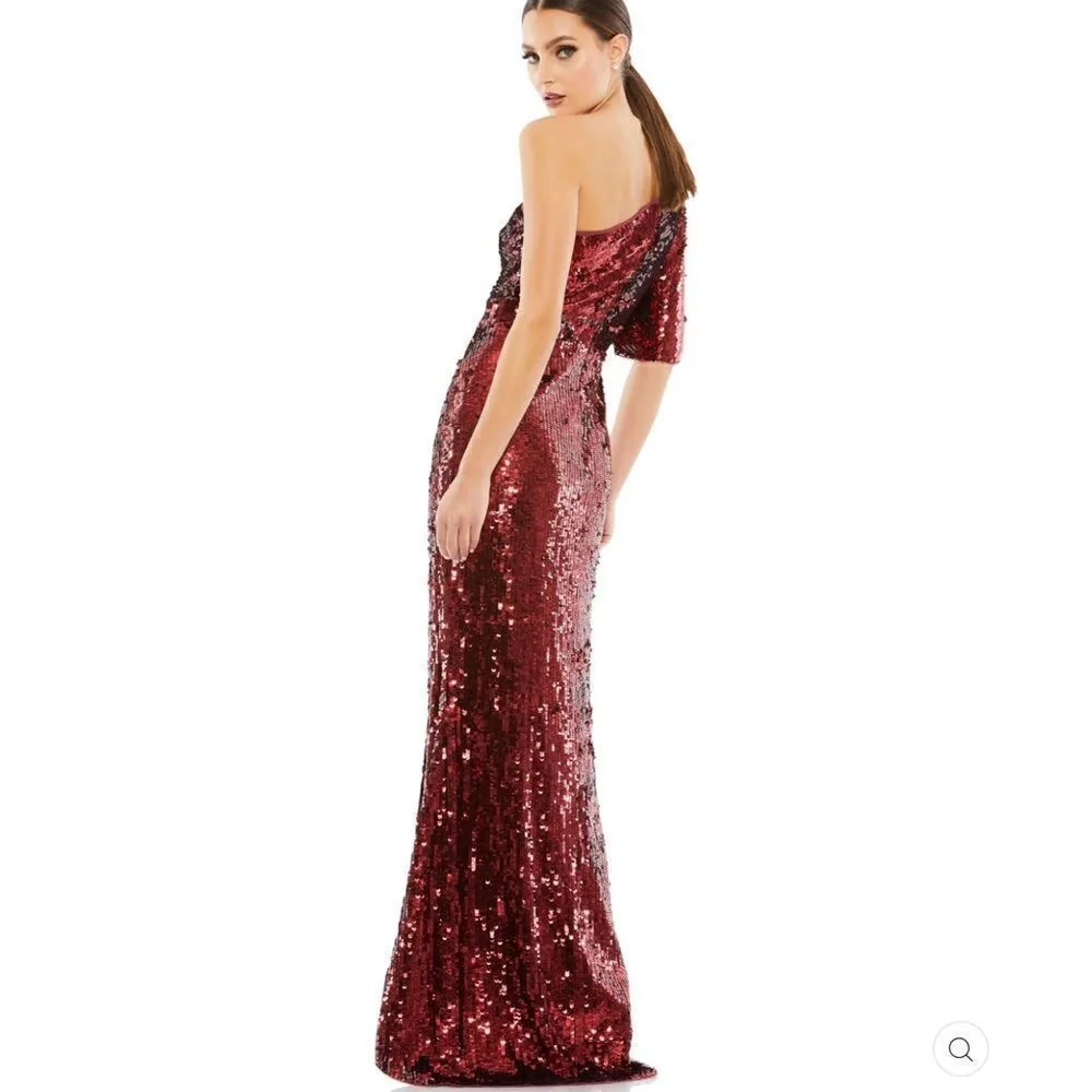 Mac Duggal Womens 93540 Sequin Gown Dress - Image 4