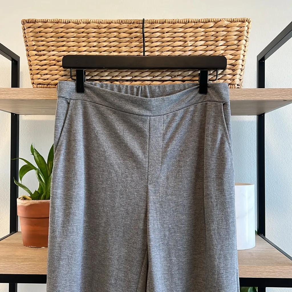 Banana Republic Hayden Pull On Straight Leg Mid-Rise Woven Career Dress Pant, 8 - Image 2