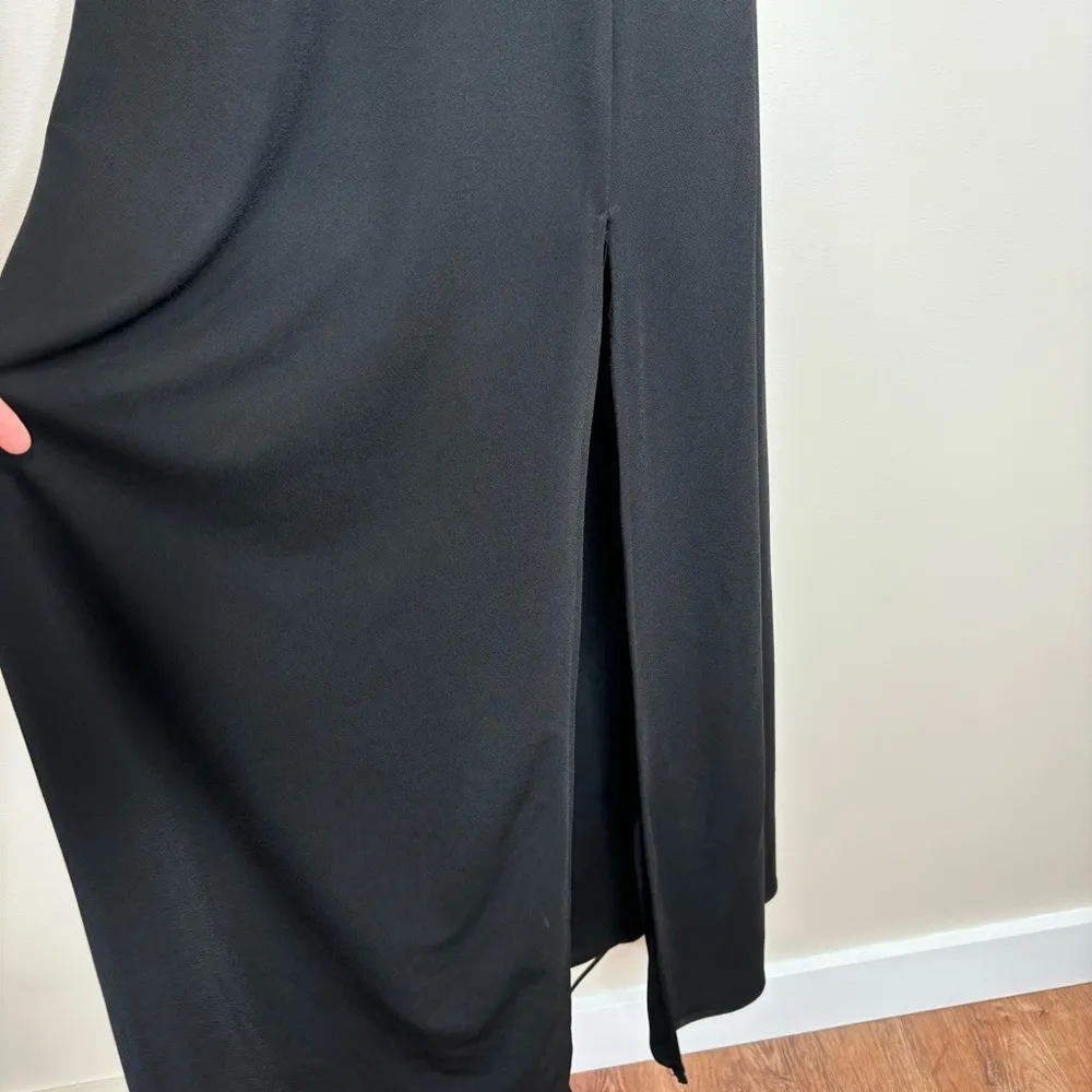 BIRDY GREY Alex Convertible Dress size XS Black slid slit gown bridesmaid formal - Image 9