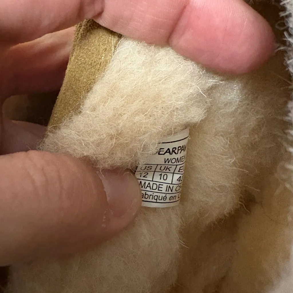 BEARPAW  Tan Suede Ankle Boots - Image 4