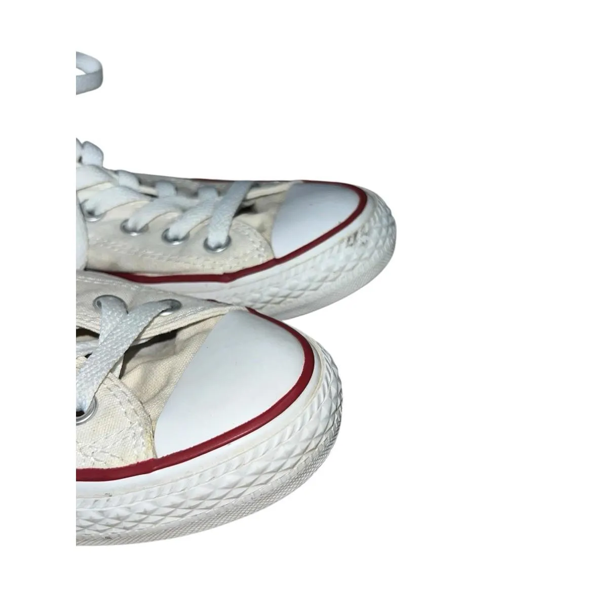 Converse All Star Low Top White Unisex Sneakers Men’s Size 6/womens Size 8 - Image 11