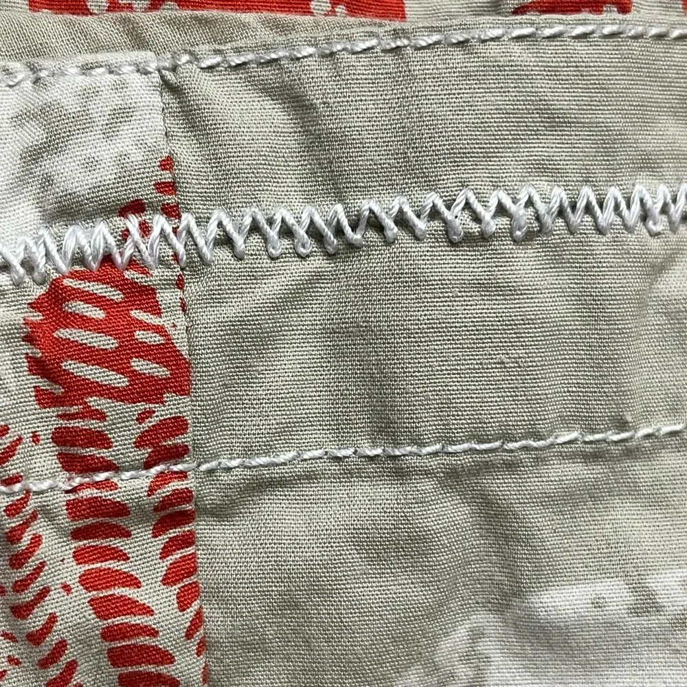 Eddie Bauer A-Line Skirt Tropical Hawaiian Midi Skirt Beachy Modest Mature 8T - Image 9