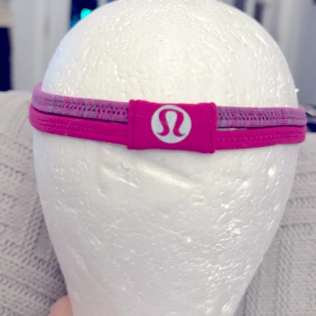 Lululemon DANCE! RARE VINTAGE Headband in Polar Pink/Heathered Polar Pink - Image 2