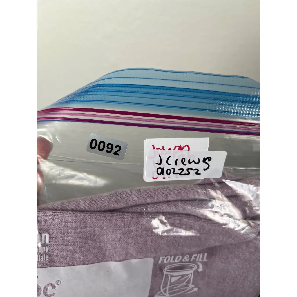 J.Crew Womens Purple Polo Sweater With Cashmere  Size S - Image 11