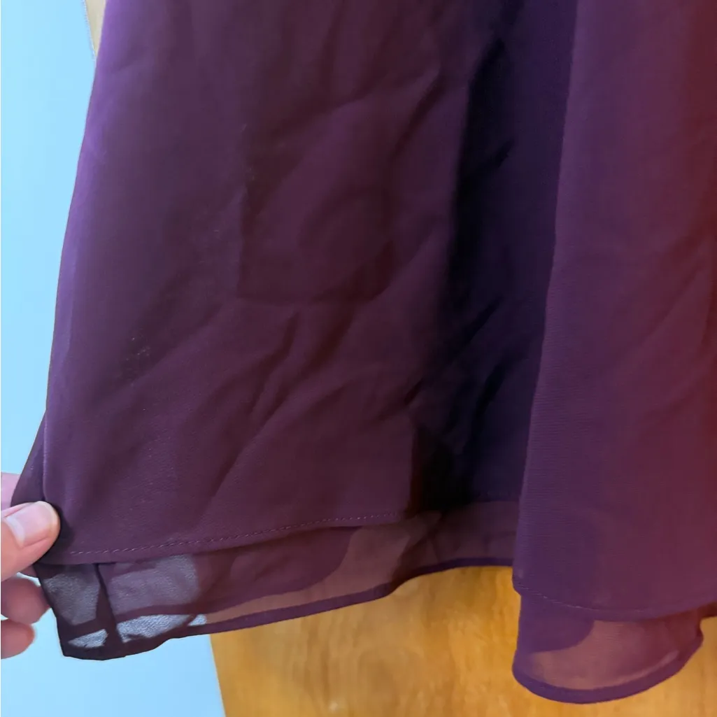 Torrid Sophie Chiffon Swing Cami Purple Pullover Tank Top Sleeveless NWT Size 4 - Image 8