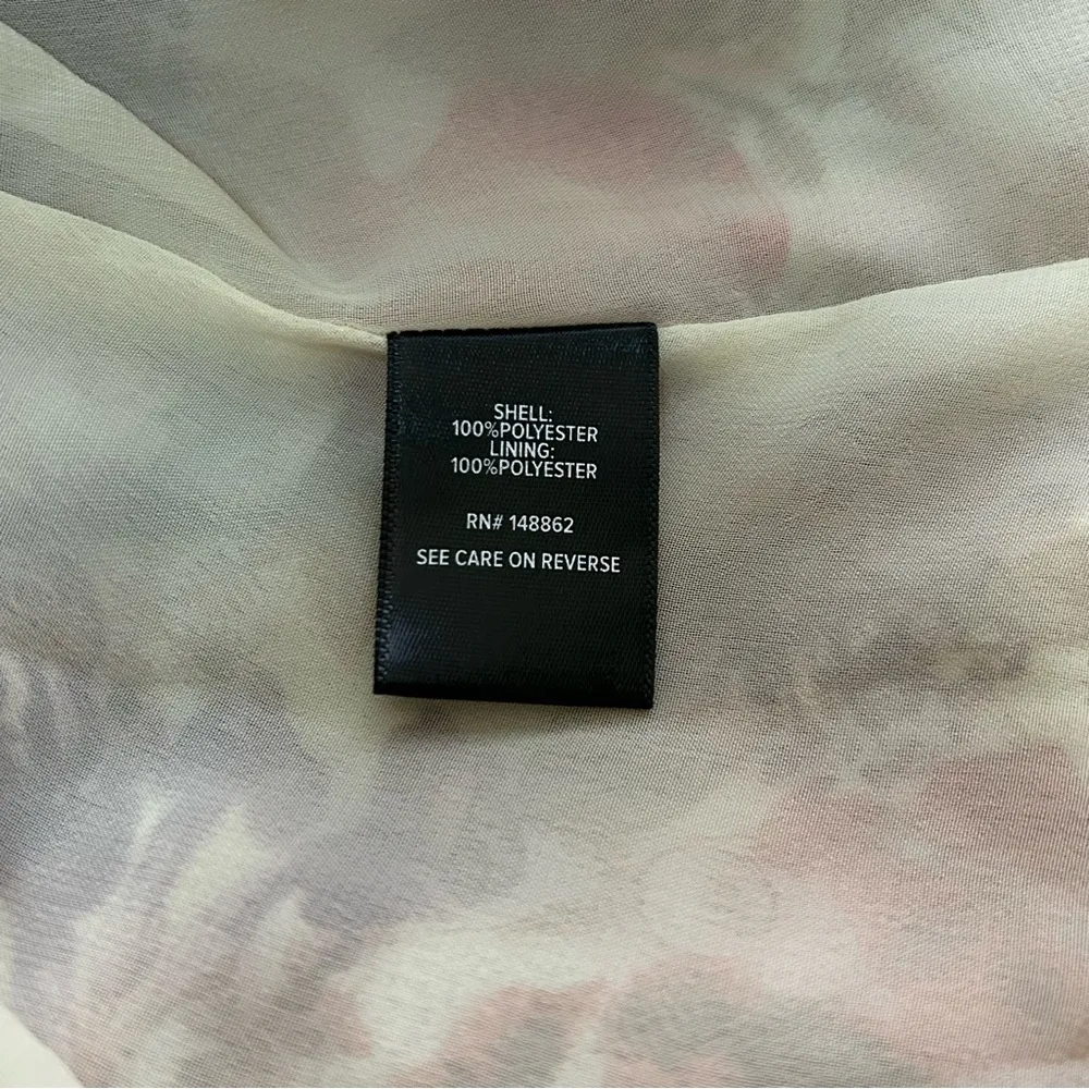 Georgette Eyelet Smocked Waist Puff Sleeve Top - 2X - Image 4