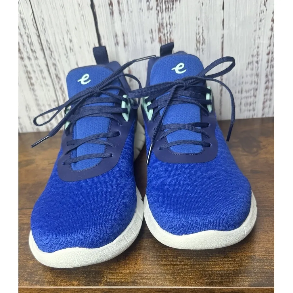Easy Spirit Flower Running Sneaker Women's 9.5Blue White Casual Athletic Shoes - Image 5