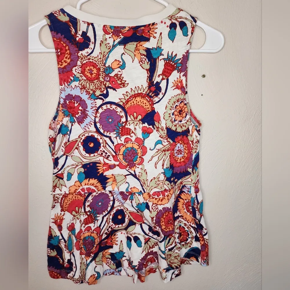 Anthropologie Deletta Amalia Peplum Floral Tank Top - Image 5