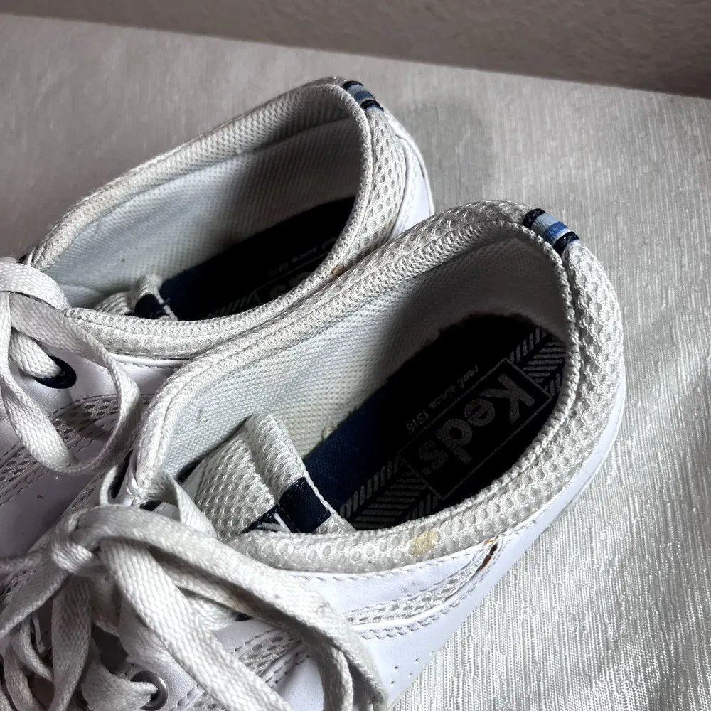 Keds Spirit Leather Sneakers white womens 7.5 walking comfort tennis shoes - Image 4