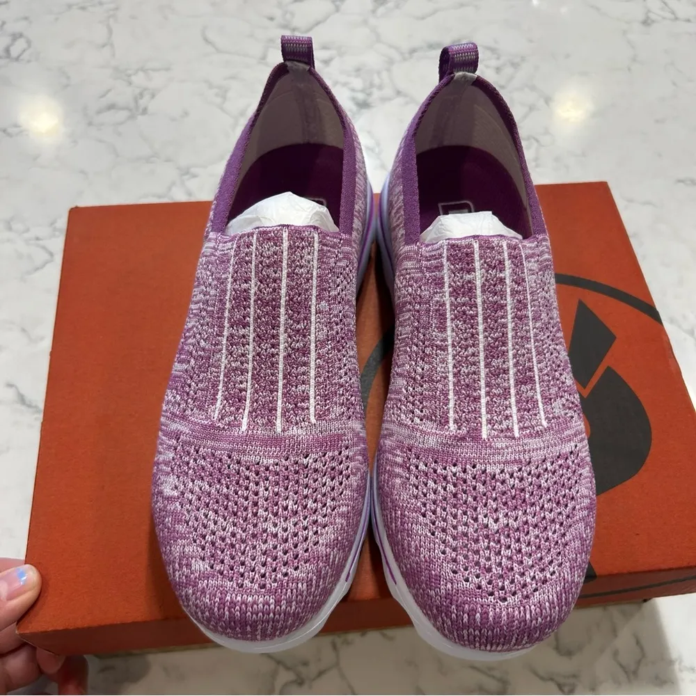 NWT Propet Purple Travel Active Stretch Slip On Comfort Shoes Size 5 - Image 3