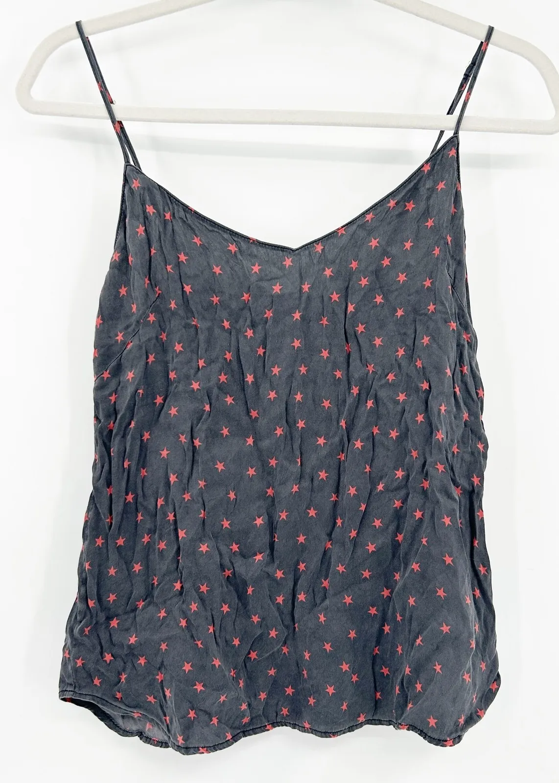 Stella McCartney Womens Y2K Twinkle Star Print 100% Silk Cami Tank Top Size S - Image 1