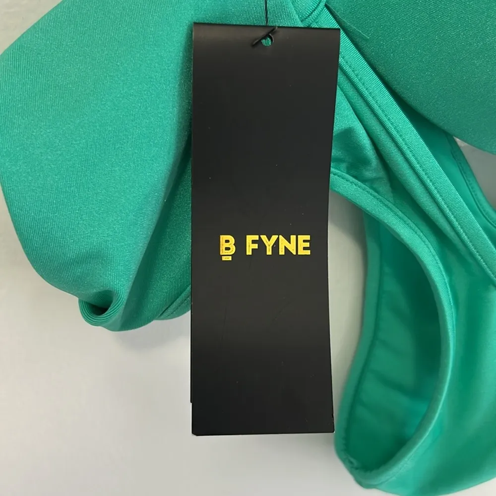 B Fyne Britt Bikini Top Aqua Green Size XXL - Image 7