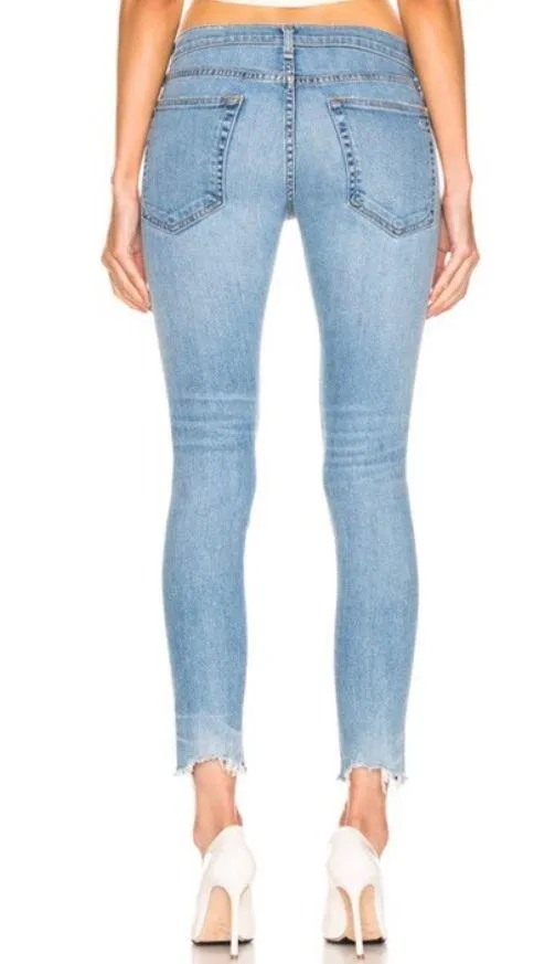 Rag and Bone Distressed Dre Capri Cropped Jean - Image 4