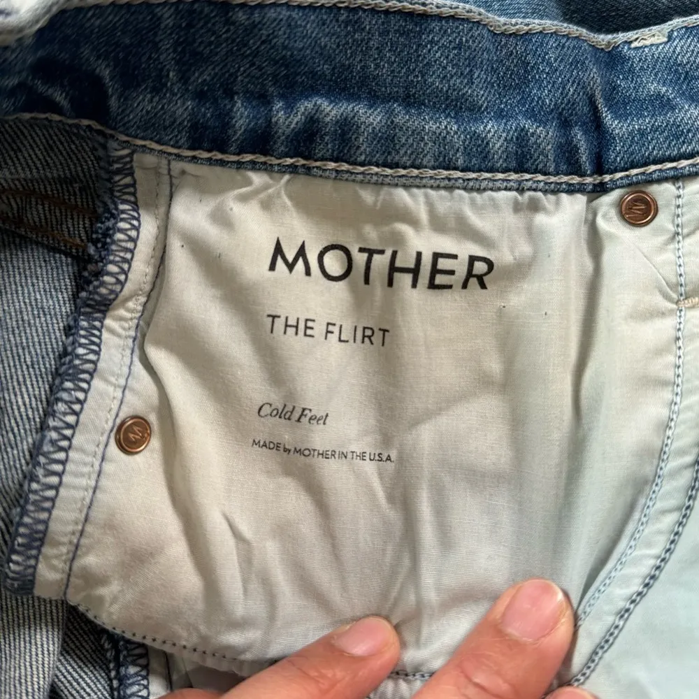 MOTHER The Flirt Fray in Cold Feet Size 25 - Image 7