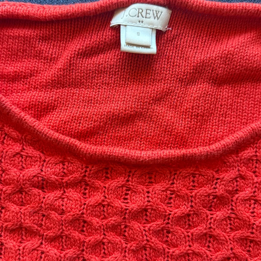J. Crew Red Knit Top - Image 2