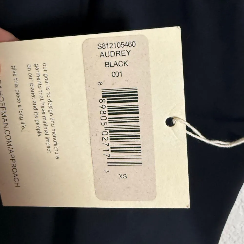 Mara Hoffman Audrey Black Plunge Neck One Piece Swimsuit Size XS - Image 9