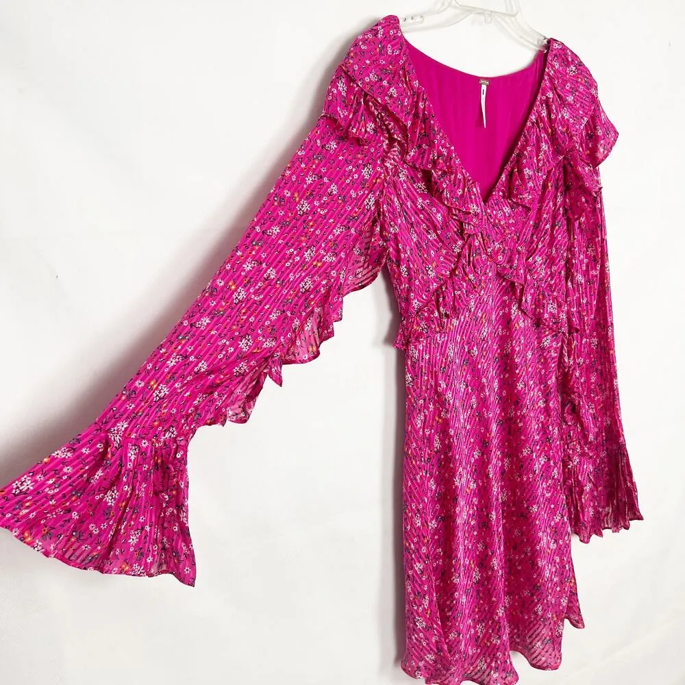 Free People Sweetest Thing Dress Womens 0 Party Cocktail Fairy Boho Romantic - Image 6