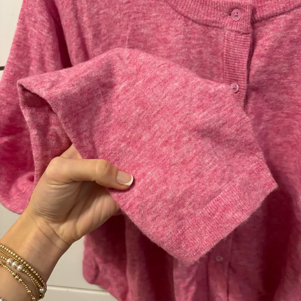 Aritzia Wilfred Pink Cardigan Sweater - Image 5