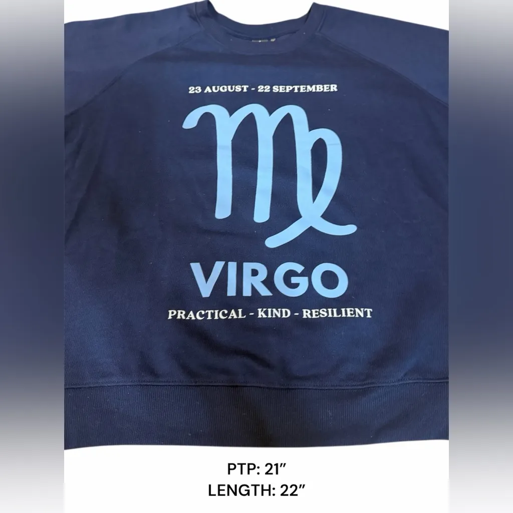 🆕 Anthropologie |  Virgo Zodiac Pullover | SZ: XS - Image 5