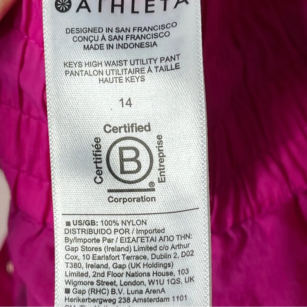 Alicia Keys x Athleta  High Waisted Utility Cargo Pants (Hot Pink) - 14 - Image 13