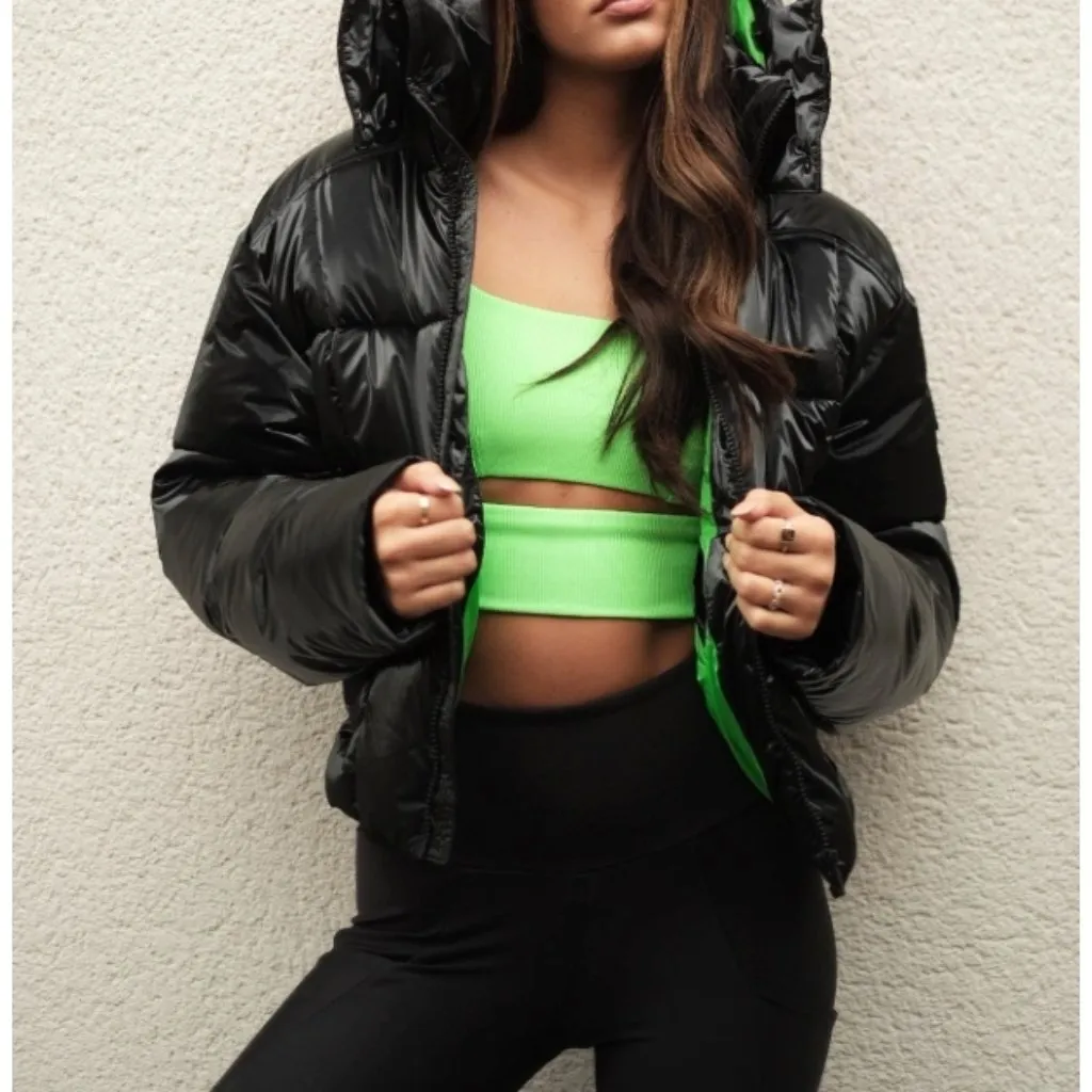 Alo Ribbed Airlift High-Waist 7/8 Enchanted Leggings Pockets Hi-Rise Skinny Pant - Image 11