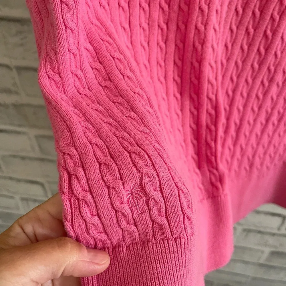 Lilly Pulitzer pink crew neck pullover sleeveless sweater vest XL - Image 5
