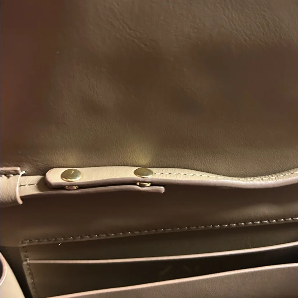 ZAC ZAC POSEN EARTHETTE Star Stud Crossbody Beige Handbag Authentic new $395 - Image 6