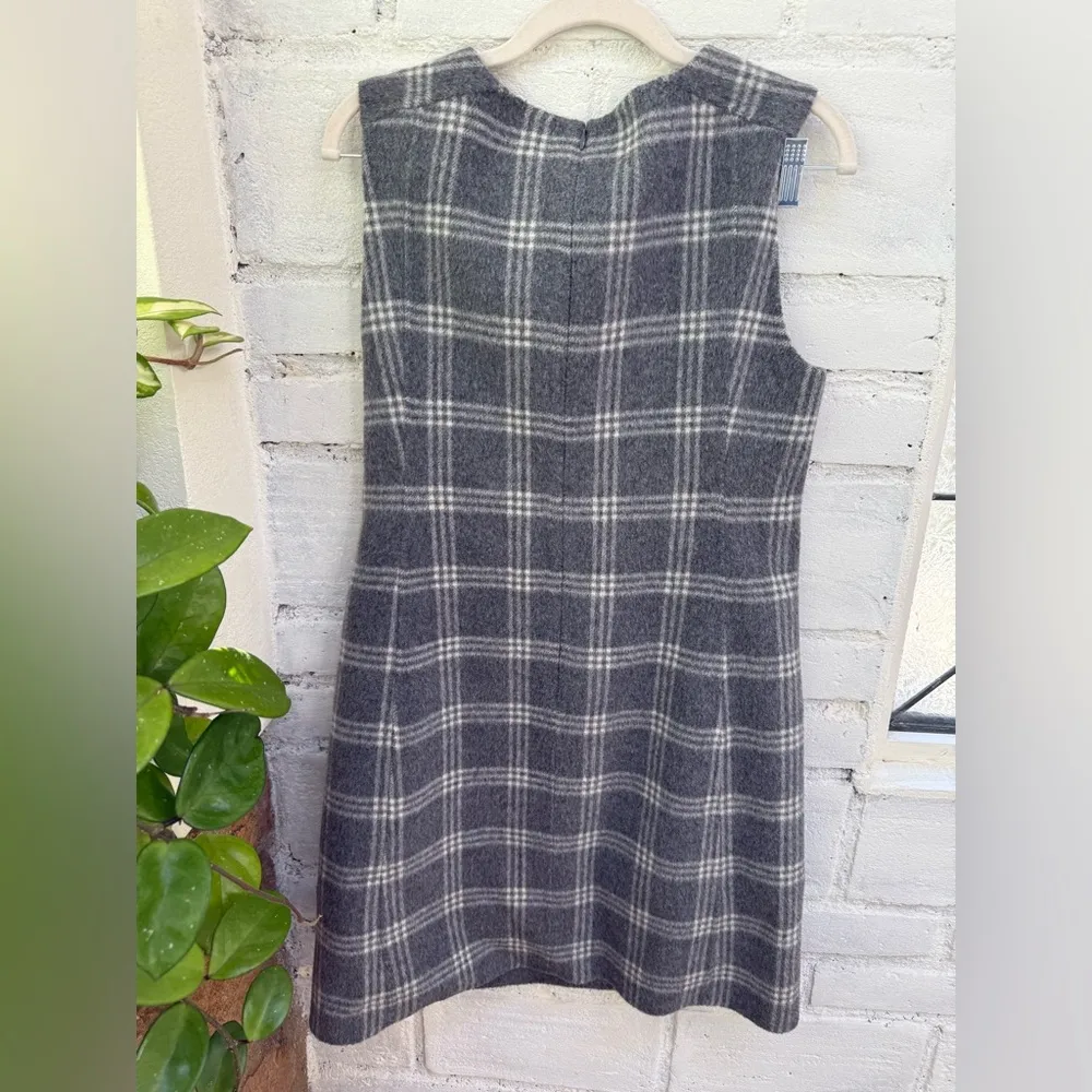 Theory Vent Front Shift Wool Dress Size 8 - Image 8