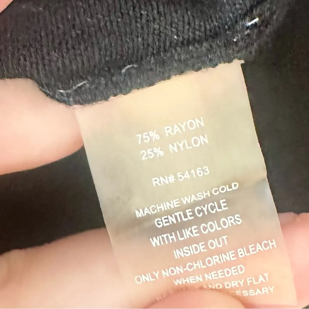 Calvin Klein Black Cropped Shrug Cardigan - Size: Large - Image 8