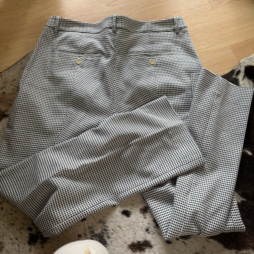 MAX‎ MARA WEEKEND Capri Flare Polka Dot Pant Trousers Size 10 - Image 5