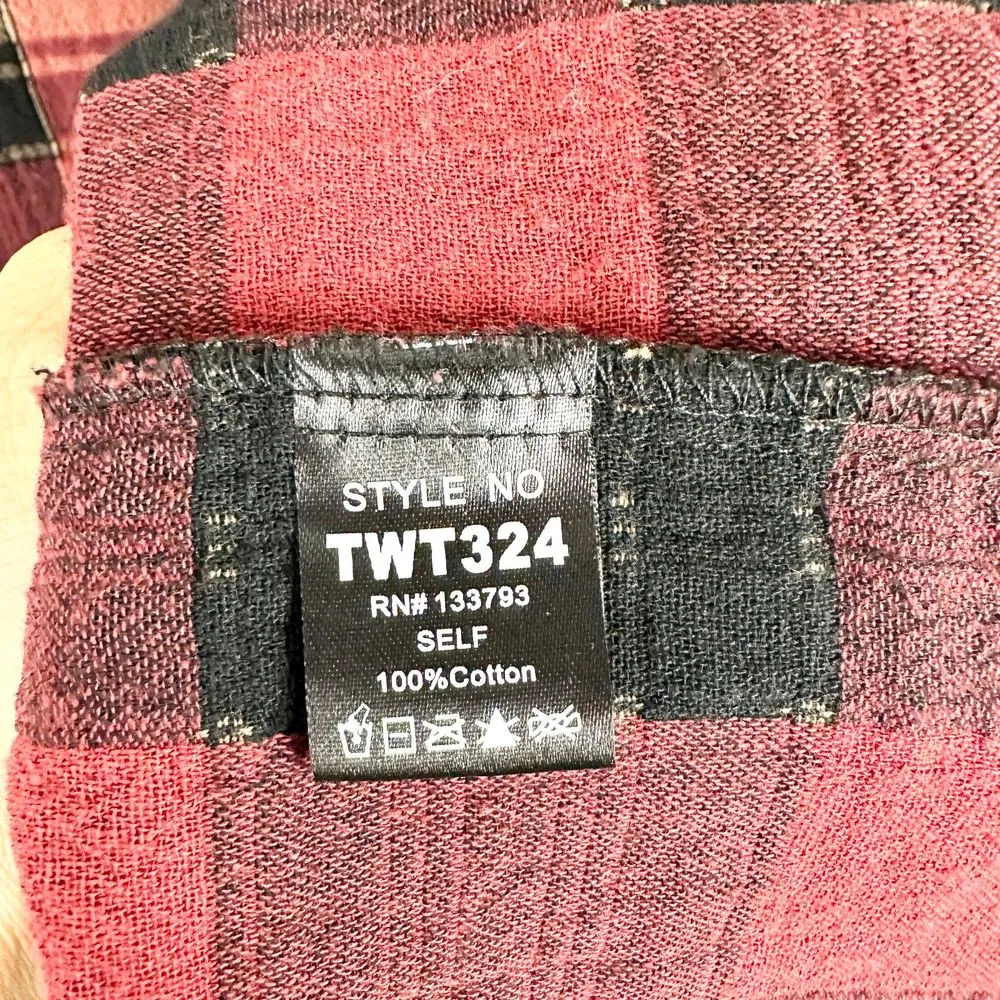 Double Breasted Cotton Plaid Blazer Size Small Longline Oversized - Image 8